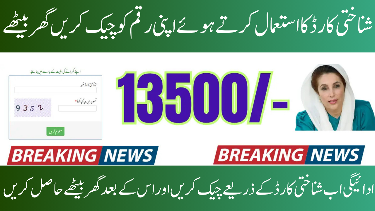 CNIC Verification 8171 2025 BISP Payment Through the Use of a Registered Mobile Number