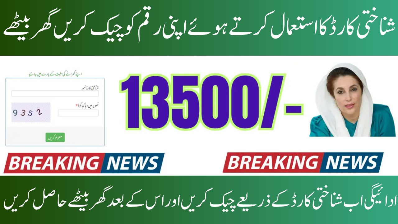 CNIC Verification 8171 2025 BISP Payment Through the Use of a Registered Mobile Number